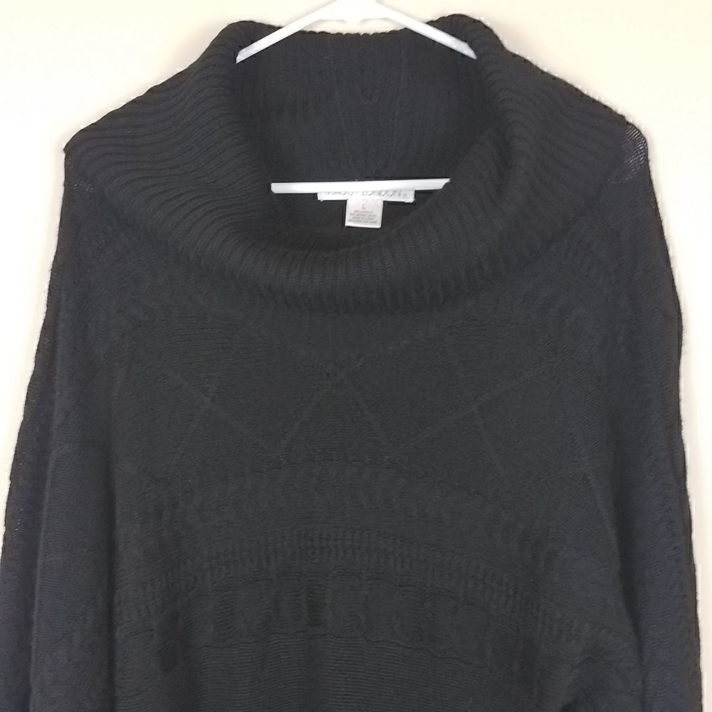 Maggy London Black Turtleneck Sweater Dress - Picture 5 of 10
